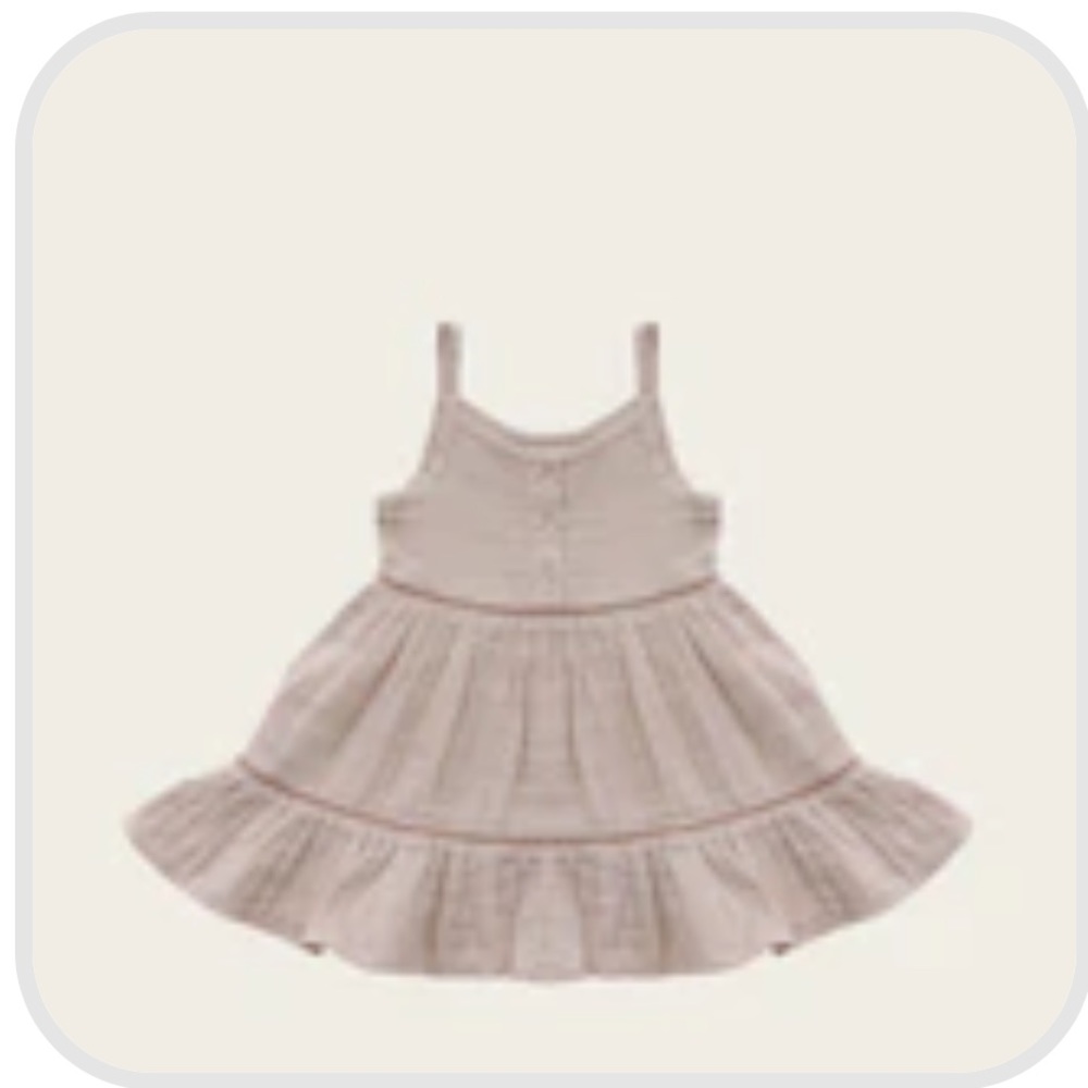 Jamie Kay Organic Cotton Muslin Hazel dress in Rose Dust, size 4